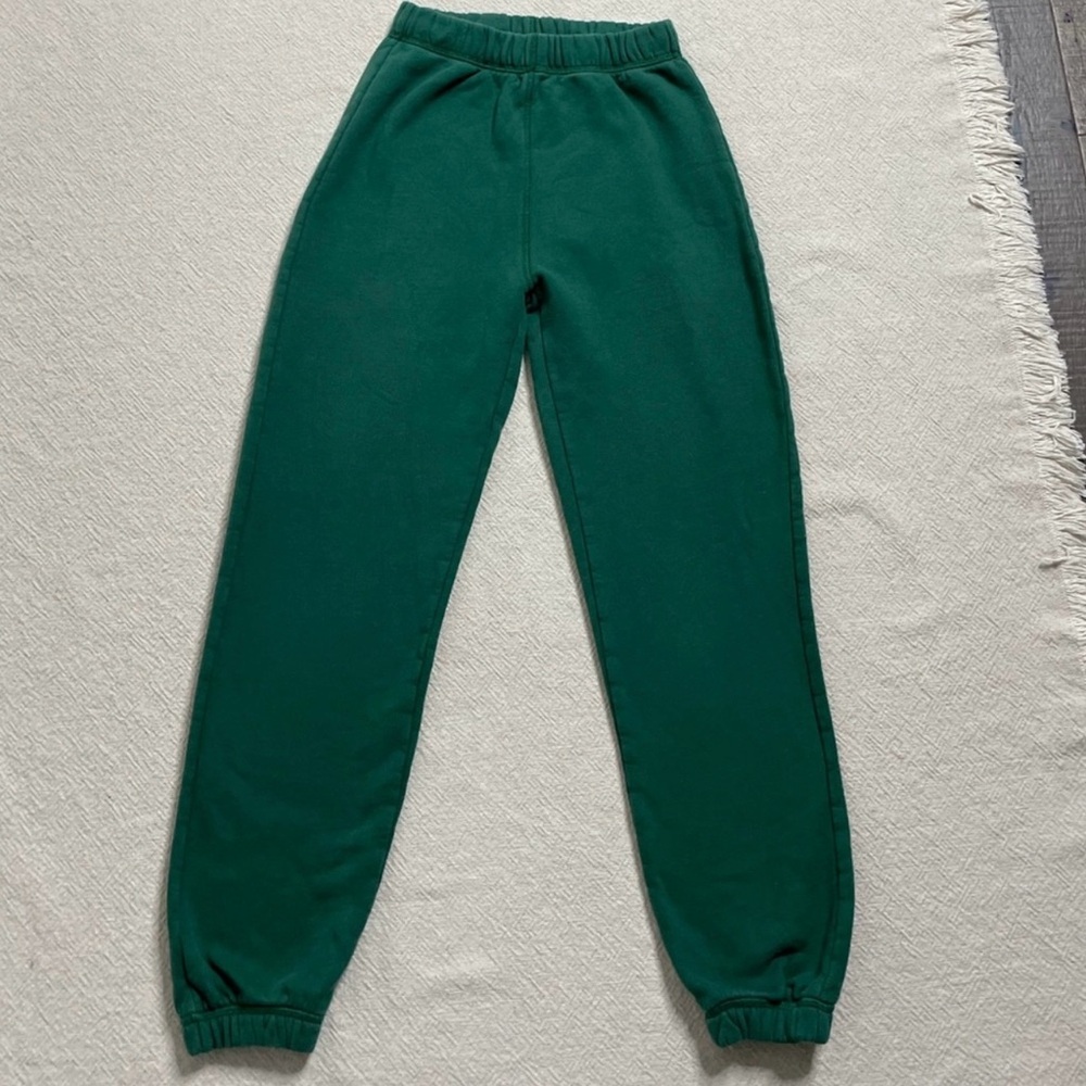 Reformation green XS SWEATPANTS